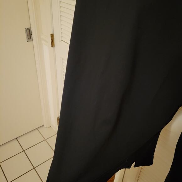 Belyn Key Black Workout Running Jacket Women's Large Zip Neck Lightweight - Picture 7 of 13